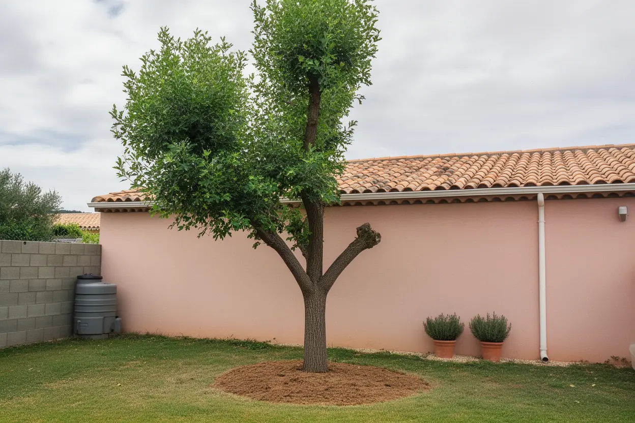Toiture dégagée après élagage raisonné à Villeneuve-lès-Béziers